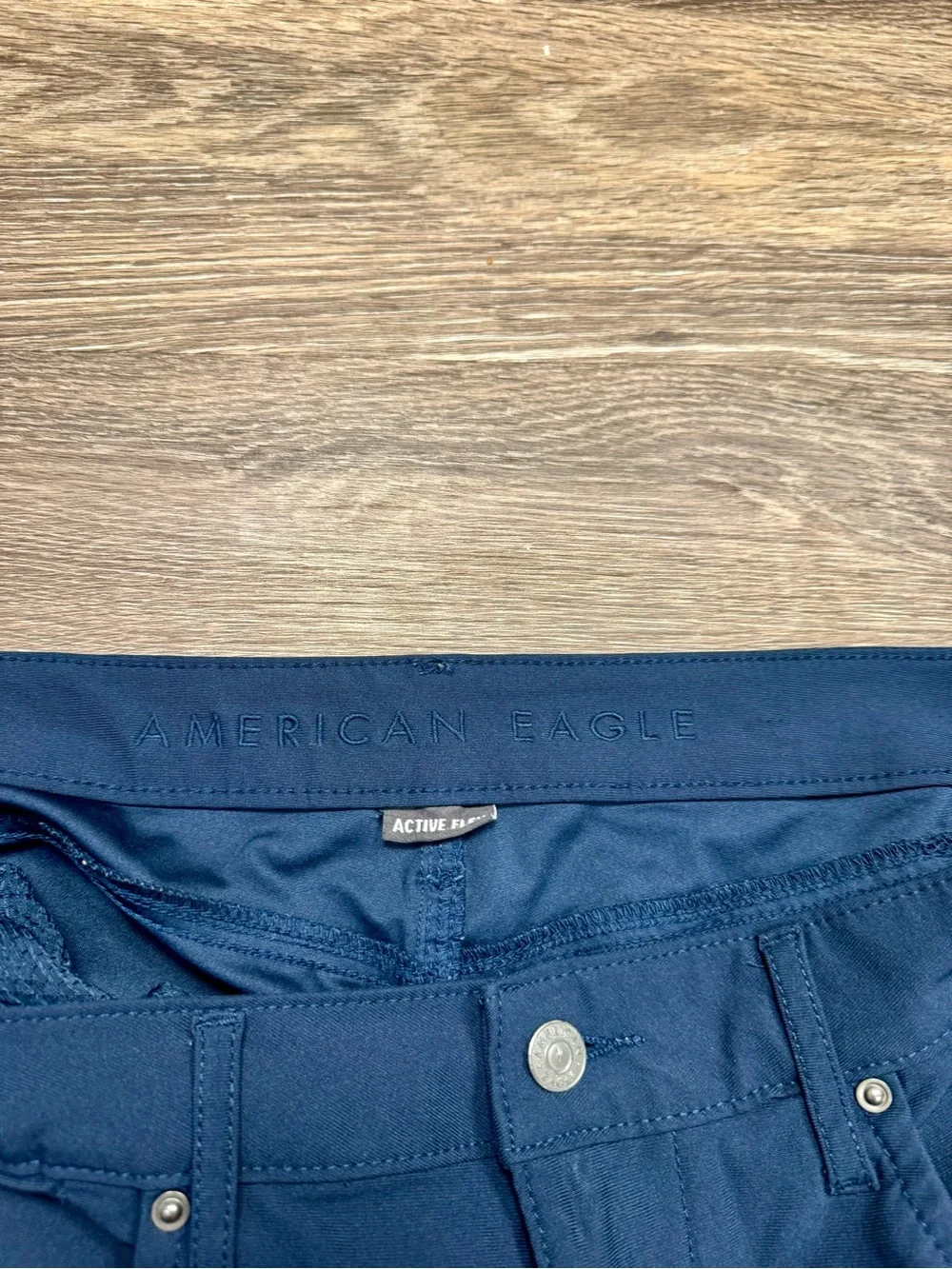 American Eagle Active Flex Men’s 33x30 Navy Slim 5-Pocket Performance Pants